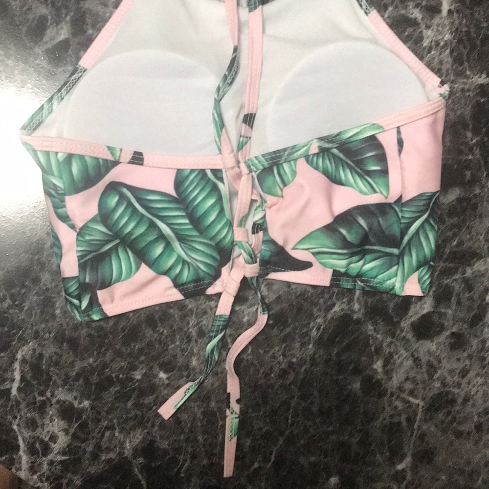 ONE LEFTπHigh Waisted Floral Print Bikini - Picture 4 of 5